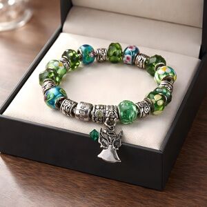 Pandora Bracelet with Murano Beads Pre 2008- Women Jewelry